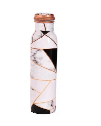 Multicolor Polished Meena Print Copper Bottle Capacity Ml At Rs