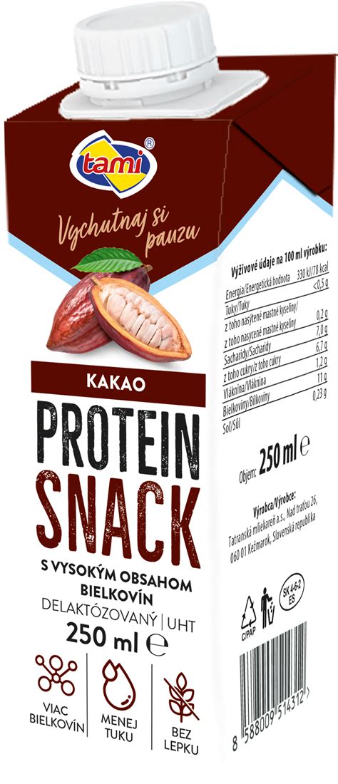 Protein Snack Kakao 250 Ml Tami Sk