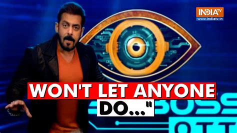 Salman Khan Takes A Stand Wont Let Anyone Do As Host Of Bigg