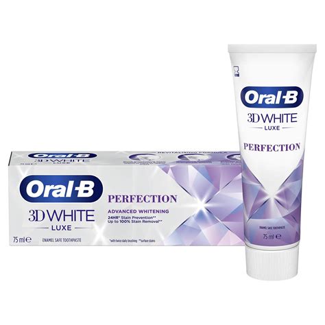 Oral B 3dwhite Luxe Perfection Toothpaste 75ml Oral B Uk