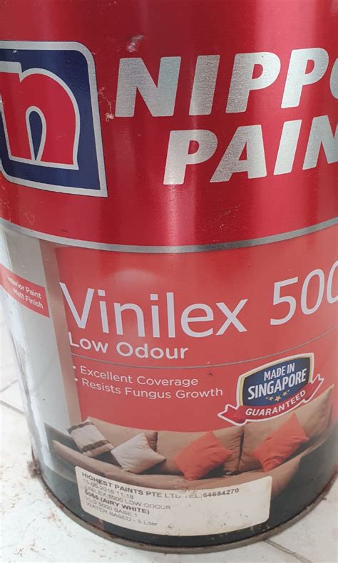 Nippon Paint Vinilex Airy White Litre Furniture Home Living