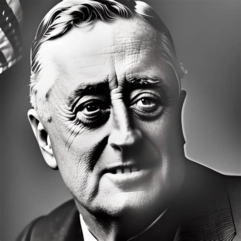 Franklin D Roosevelt Digital Graphic · Creative Fabrica