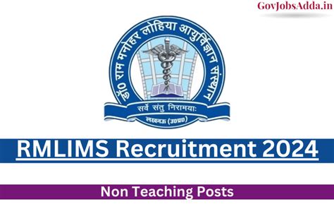 Rmlims Non Teaching Recruitment 2024 Apply Now