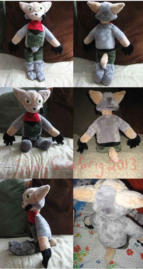 Fox McCloud Plush by ShinyGirafarig on deviantART