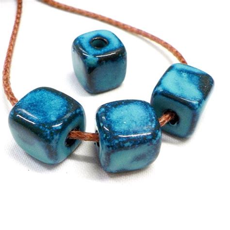 Round Ceramic Beads Handmade Enameled Ceramic Glazed Greek Etsy