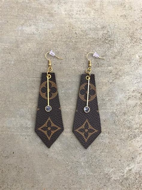 Upcycled Louis Vuitton Earrings Literacy Basics