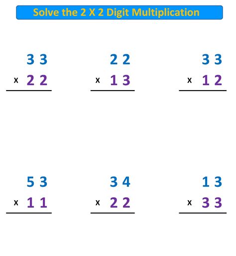 Multiply Digit Numbers With Regrouping