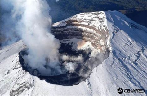 Nuevas fotos del Cráter del Volcán Popocatépetl Minuto30