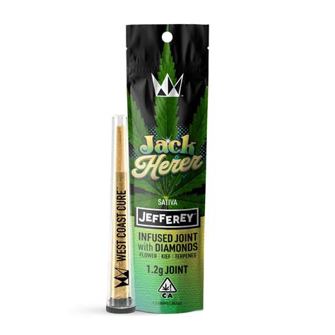 West Coast Cure Jefferey Infused Preroll Jack Herer 1 2g Sativa