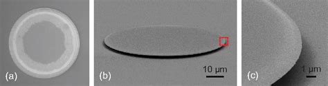 Figure 2 From High Q Lithium Niobate Microdisk Resonators On A Chip For