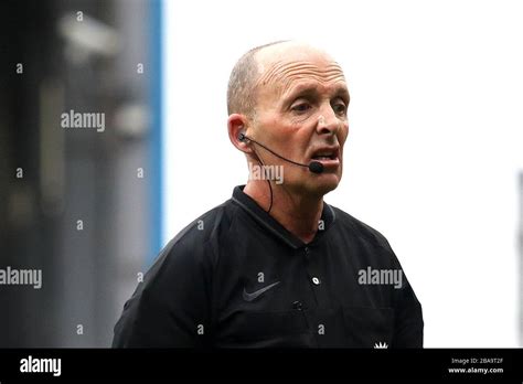 Referee Mike Dean Stock Photo - Alamy