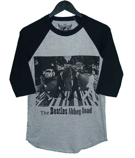 The Beatles Baseball Shirt Size S M L Xl Gray Raglan Shirt