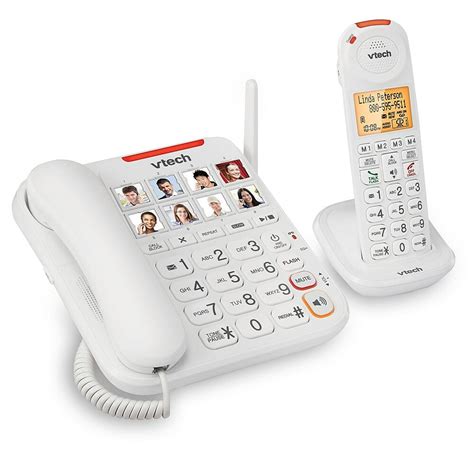 Vtech Amplified Cordedcordless Phone With Answering System Sn5147