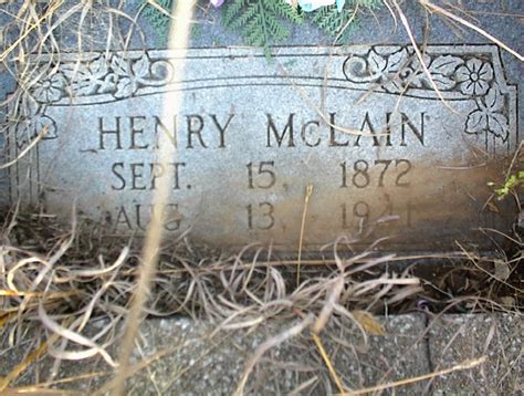 Henry McLain 1872 1941 Find A Grave Memorial