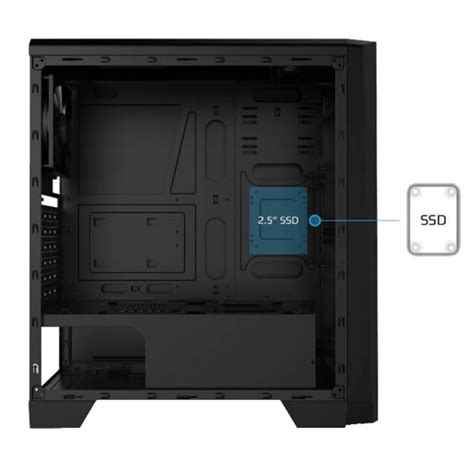 Gabinete Gamer Aerocool Cylon Rgb Mid Tower Atx Preto En