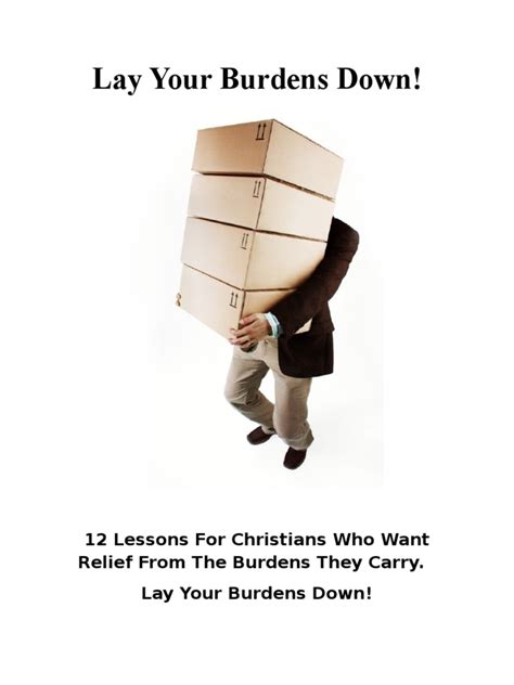 Lay Your Burdens Down | Confession (Religion) | Jesus