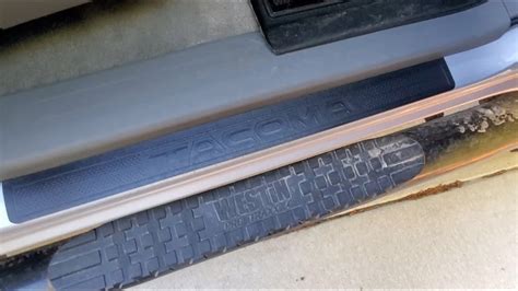 Toyota Tacoma Double Cab Door Sill Protector Kit Install And