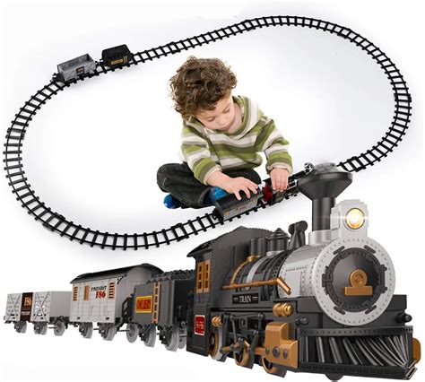 iHaHa Realistic Retro Electric Train Set For Kids