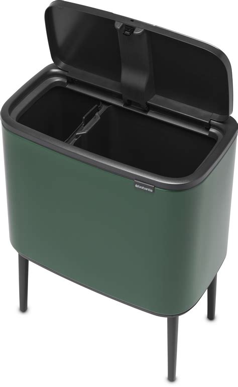 Brabantia Bo Touch Affaldsspand L Pine Green Affaldssortering