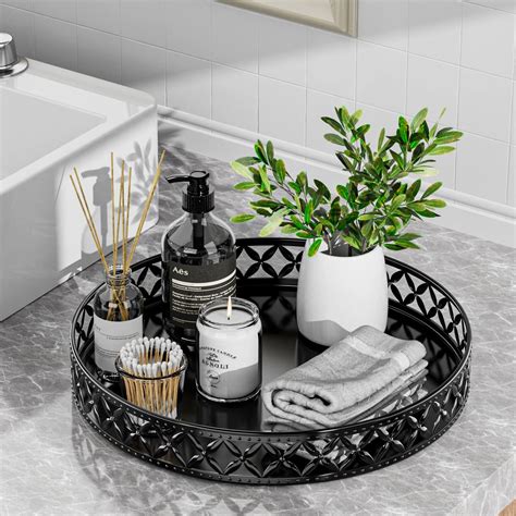 Amazon Focusonit Oak Bathroom Tray For Counter Wooden