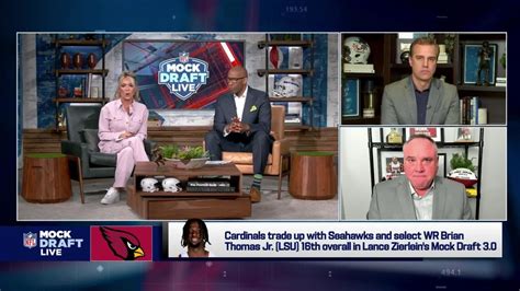 NFL Network S Lance Zierlein Projects Arizoina Cardinals To Trade Up