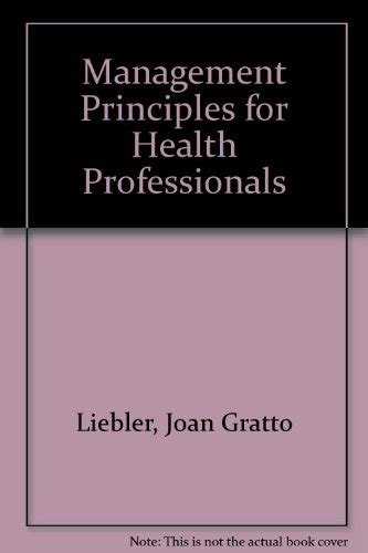 『management Principles For Health Professionals』｜感想・レビュー 読書メーター