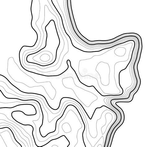 Topographic Map Background Concept Topo Contour Map Geographic World