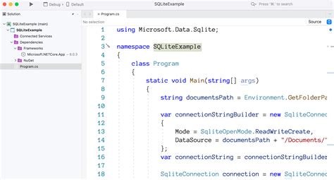 How To See Sqlite Database In Visual Studio Templates Sample