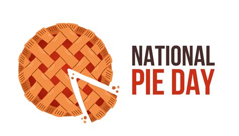 National Pie Day January 23 Holiday Concept Template For Background