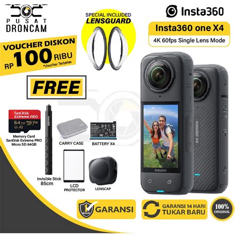 Jual Insta360 X4 8k 360 Action Camera Insta 360 One X 4 Action Cam Original Resmi Shopee Indonesia