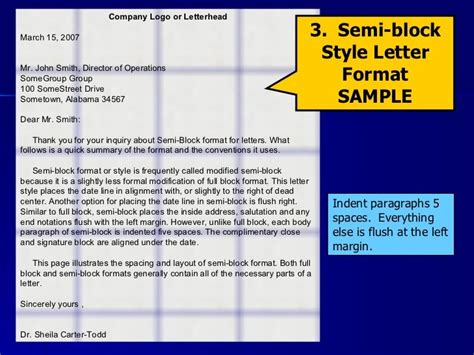 Application Letter Margin Format