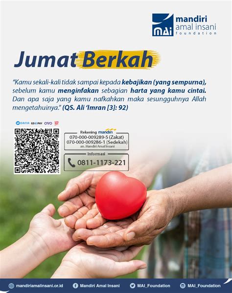 Jum At Berkah Dengan Sedekah Badan Amil Zakat MAI Foundation