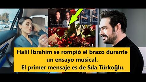 Halil İbrahim se rompió el brazo durante un ensayo musical El primer