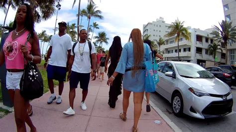 Ocean Drive In Hd South Beach Miami Beach Florida Youtube