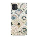 Buy Qrioh Peacock Stone Pattern Glass Case For Apple Iphone Online