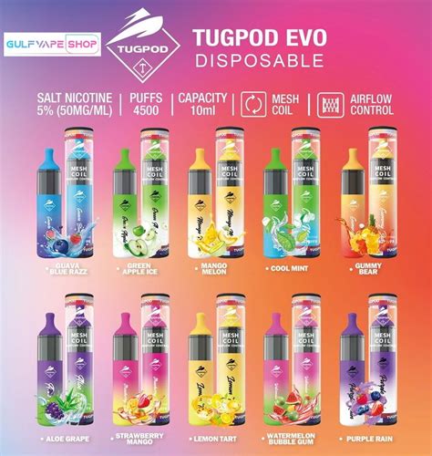 Best Tugboat Evo Disposable Vape 4500 Puffs In Dubai Uae