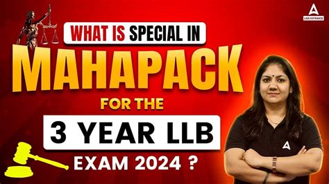 Year Llb Entrance Exam Preparation What Is Mahapack And Why It