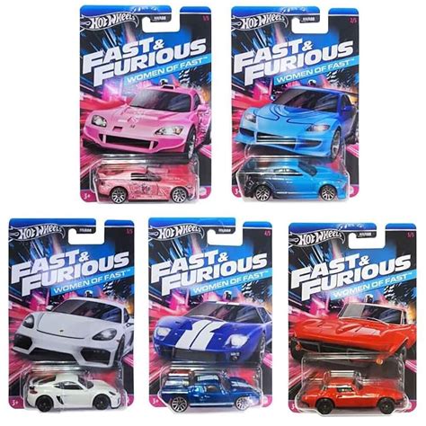 Set Masinute Metalice Hot Wheels Fast And Furious Colectia Women Of Fast TimodorToys Ro