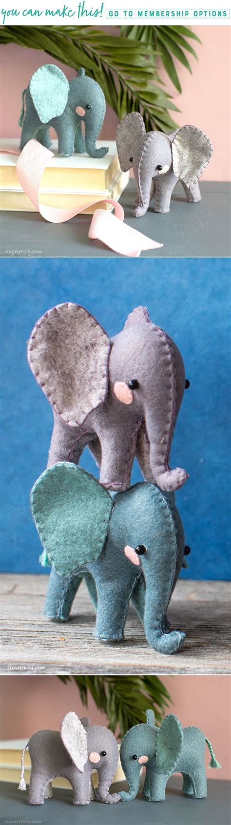 Elephants In The Room How Do You Craft A Felt Elephant Felt Crafts Patterns Felt Crafts Diy