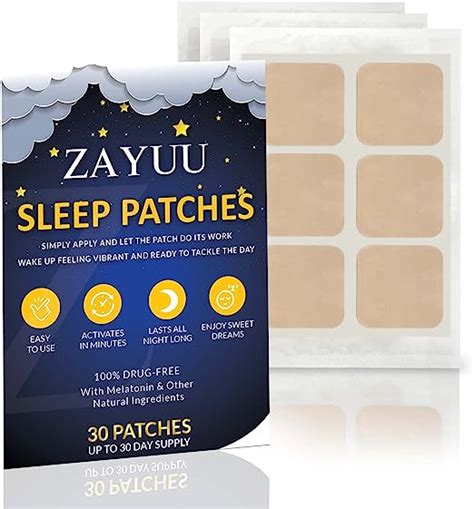 Amazon ZAYUU Sleep Patches All Natural Sleep Patches For Supports