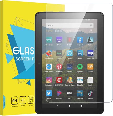 MoKo Screen Protector Fits All New Fire HD 8 8 Plus Tablet 12th