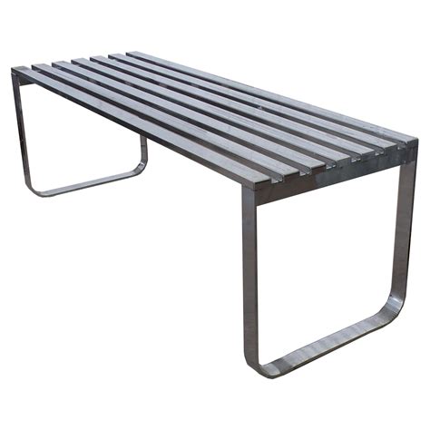 Expandable Black Slat Bench At 1stdibs Expanding Slat Bench Expandable Slat Bench Black