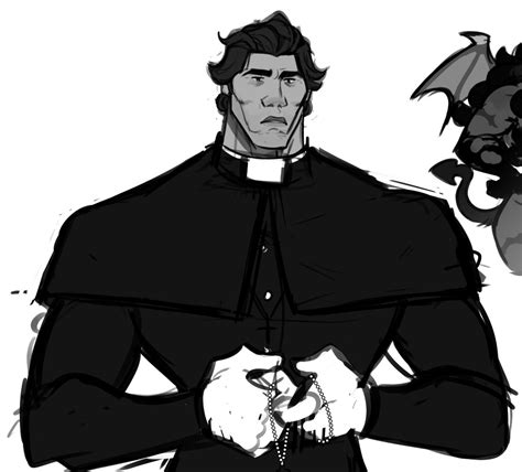 Priest X Demon Au Priestmiguel Ohara Demondes Desb3ar On Tumblr