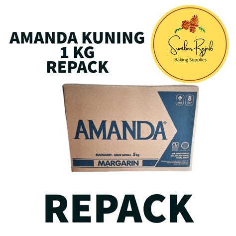 Jual Amanda Margarin Mentega Margarine Kuning 1 KG 1kg Shopee Indonesia