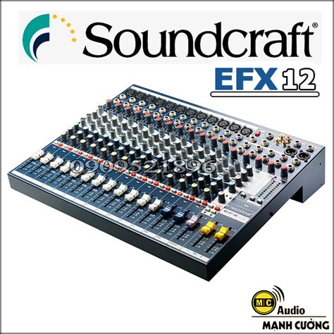 MIXER SOUNDCRAFT EFX12 | audiomanhcuong.com