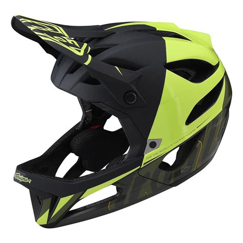 Troy Lee Designs Casco Mtb Enduro Stage Mips Nova Glo Giallo Maciag