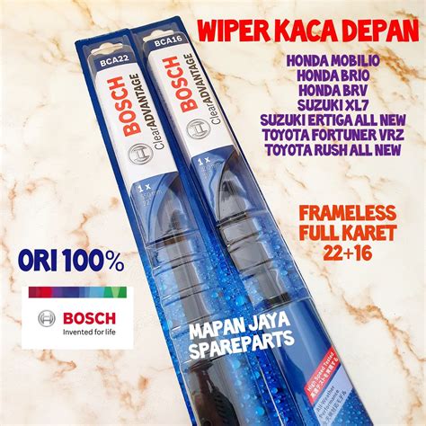 Jual Bosch Wiper Depan All New Rush Terios Frameless Pisang