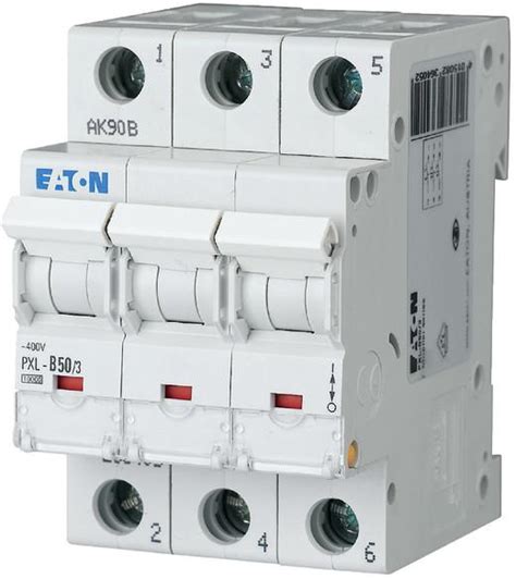 Eaton PXL B50 3 Leitungsschutzschalter 50A 3 Polig B Charakteristik