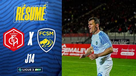 Le R Sum De Fc Annecy Fcsm E Journ E De Ligue Bkt Youtube