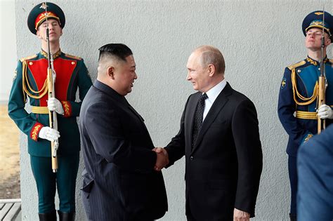 Pictures From Vladimir Putin And Kim Jong Uns First Ever Summit